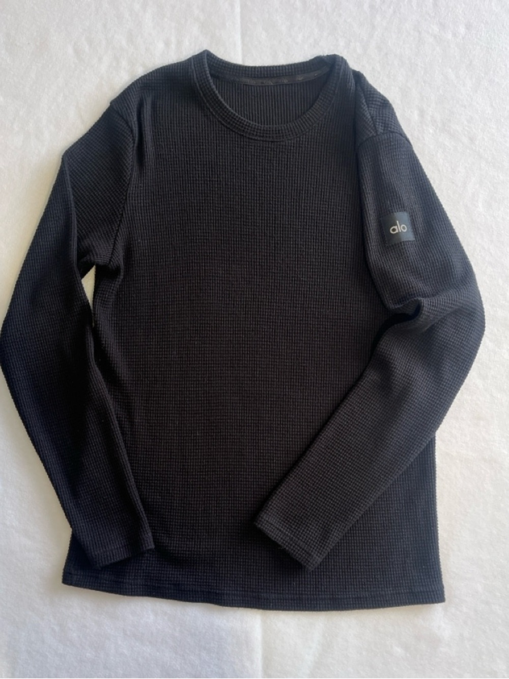 Alo Yoga Elevate Waffle Long Sleeve Crew - Size S (No Tags)